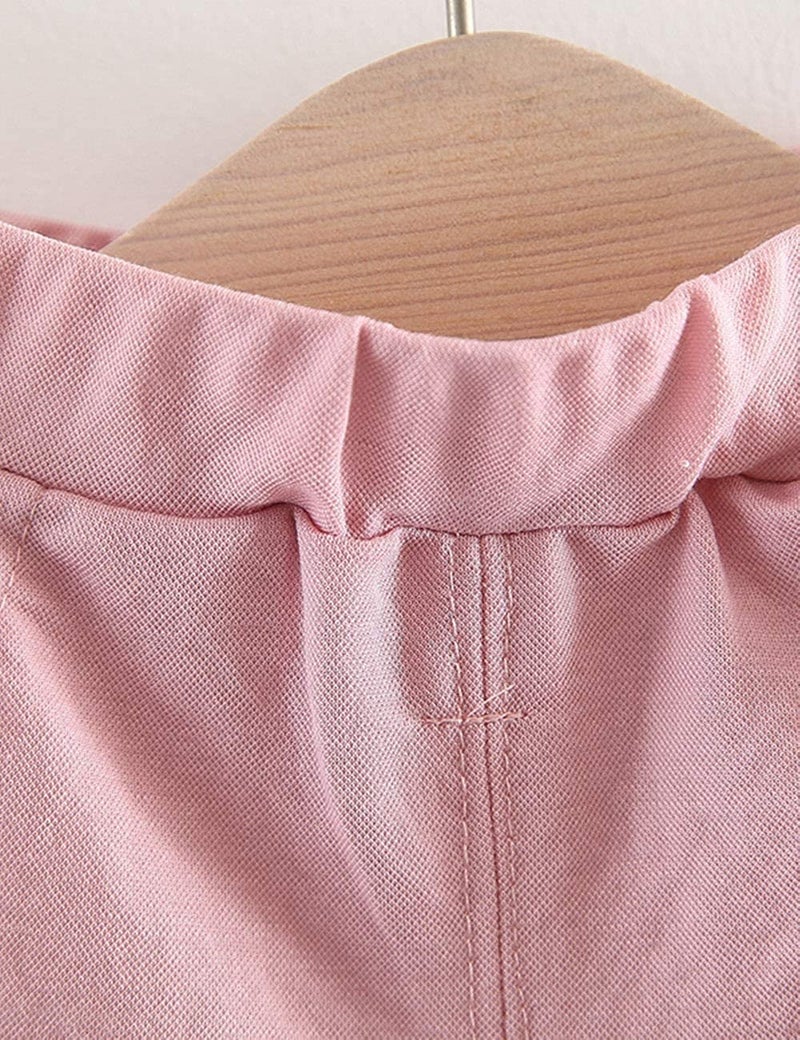 Hipea Toddler Baby Girls Summer Clothes Outfits Ruffle Camisole Spot Dot Tops and Casual Shorts 2-Piece Newborn Girl Clothing Set (3-4T) - Image 5